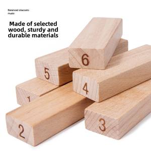 Blocs de construction pour enfants puzzle fruits colorés <span class=keywords><strong>bois</strong></span> de hêtre stratifié tirer blocs de <span class=keywords><strong>bois</strong></span> intelligence numérique jouets en <span class=keywords><strong>bois</strong></span> - Product Image 5