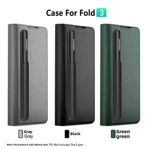 Best-seller transfrontalier : Étui porte-stylo en TPU pour Galaxy Z Fold 3/Fold 4, conçu pour un usage professionnel, avec plusieurs emplacements pour cartes. - Product Image 5