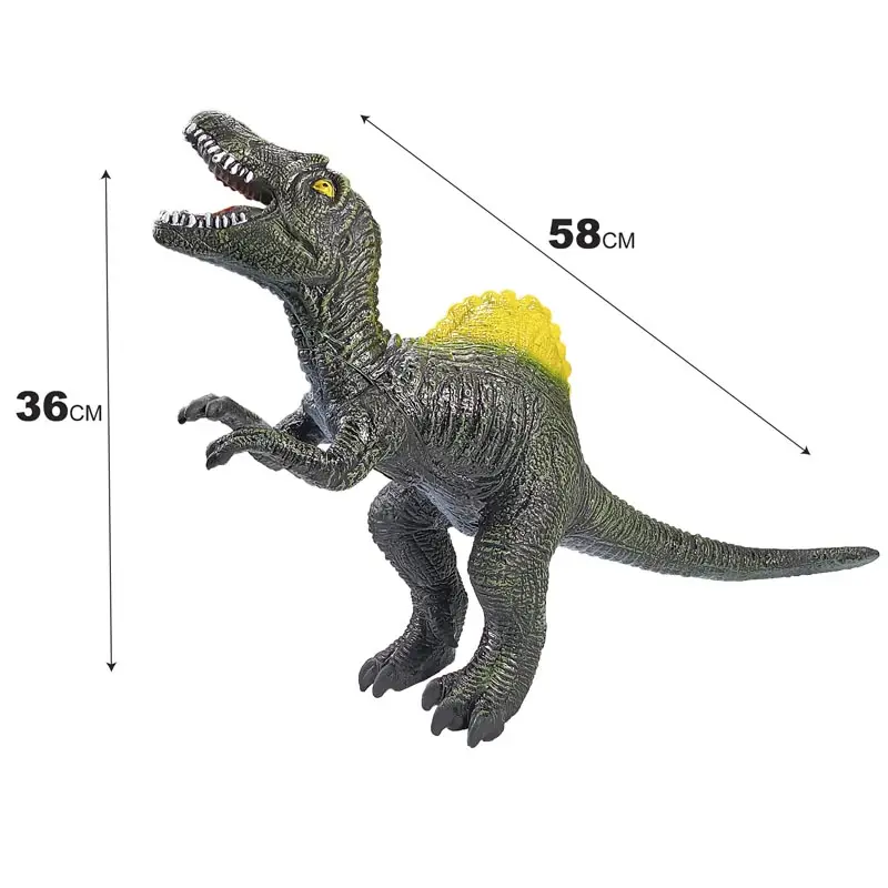 Tokoh dinosaurus lembut waktu baru dunia mainan hewan plastik desain baru