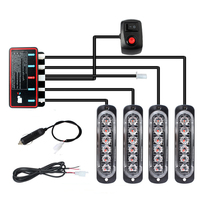 Nouveauté : Systèmes d'éclairage automobile, lumières LED étanches pour calandre avant avec télécommande filaire pour camionnettes, SUV et véhicules automobiles