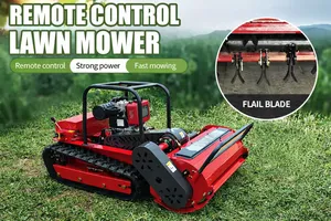Cortadora de Césped Robótica de Alta Resistencia con Certificación CE y EPA, Desbrozadora Agrícola Inalámbrica, Robot Cortacésped Inteligente con Control Remoto - Product Image 1