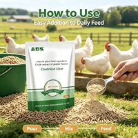 ClostriGut Clear Feed : Contrôle des matières premières, traitement de la diarrhée aqueuse clostridiale et réparation du tractus intestinal des volailles
