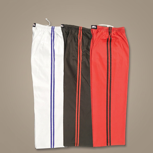 Premium Quality Lightweight Men's Women's Satin 100% Polyester Kickboxing Training Trousers for MMA Martial Arts Taekwondo - Product Image 4