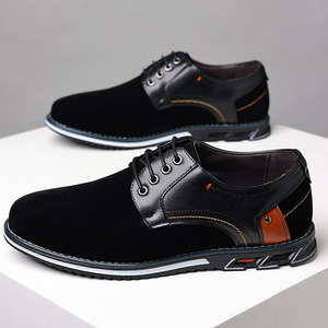 <span class=keywords><strong>Chaussures</strong></span> en cuir décontractées en daim de grande taille pour hommes blanc traçage peau de daim souple - Product Image 5
