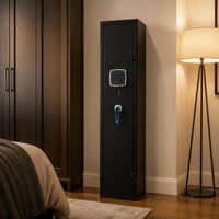 Système de déverrouillage électronique par mot de passe pour coffre-fort domestique antivol en acier laminé à froid personnalisé avec serrure numérique électronique GVN