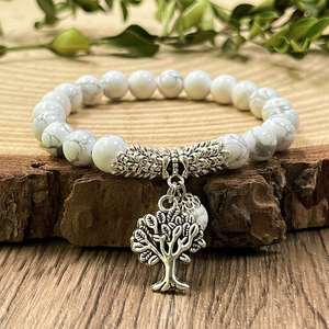 Bracelet en pierre naturelle avec perles de verre colorées pour l'équilibre émotionnel, emballage d'exportation sécurisé de qualité supérieure, prêt à être expédié (RTS) - Product Image 5