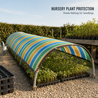 Filet d'ombrage coloré en PEHD résistant aux UV pour serre, pépinière, couverture de plantes, agriculture, ferme, jardin, maille pare-soleil