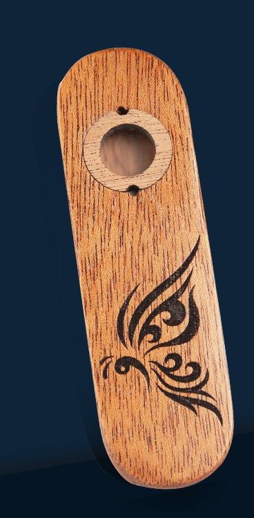 Papillon fleur en bois