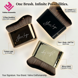 Brocha Aplicadora de Autobronceador Kabuki, Brocha de Maquillaje Corporal, Brocha para Crema Autobronceadora y Bronceador Corporal - Product Image 5