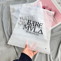 Sacs en plastique scellables personnalisés avec logo, sacs à fermeture éclair givrés pour vêtements, t-shirts, emballages à fermeture éclair