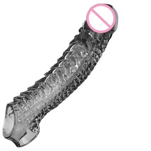 Anneau de pénis réutilisable Dragon pour retarder l'éjaculation avec petite vibration, doux, pour agrandir et prolonger le pénis - Product Image 1