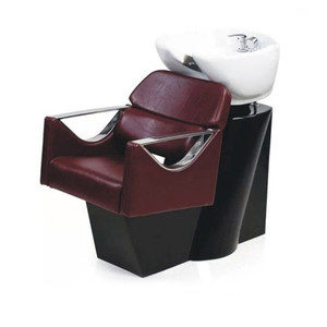 Kisen Offre Spéciale : Fauteuil de lavage capillaire avec bac à shampooing intégré, finition dorée, pour salons de beauté et instituts capillaires, avec service complet - Product Image 2