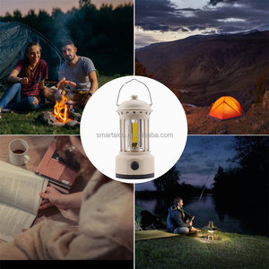 Portable Waterproof <strong>Battery</strong> <strong>Powered</strong> LED Tent Rechargeable Camping <strong>Lantern</strong> Light Lamp for Indoors Outdoors - Product Image 6