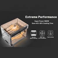 Friteuse à Air sans huile, grille-pain électrique numérique multifonction, 30l XL