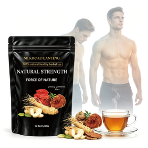 Thé Herbal Naturel Puissant 100% Sain au Ginseng et au Ganoderma pour le Soutien au Bien-être des Adultes (Vente en Gros) - Product Image 1