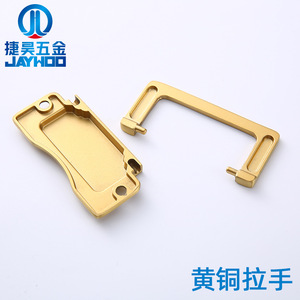 Jiehao Brass Furniture <b>Handle</b> Rectangle Solid Drawer Cabinet Door <b>Handle</b> Chinese Style Durable 8808 - Product Image 5