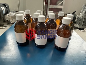 YB-YG4B tốt bán tốt độ chính xác đầy đủ tự động uống chất lỏng xi-rô làm đầy chất lỏng máy đóng nắp - Product Image 5