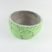 Pot de fleurs en ciment nordique, design classique, pour plantes d'intérieur et d'extérieur, idéal pour le jardinage.