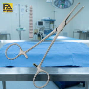 Pinzas Hemostáticas Kocher Rectas, Resistentes, con Patrón, Instrumento Quirúrgico Manual, Certificación CE, Cirugía General - Product Image 2