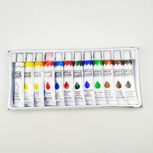 Juego de Pintura Acrílica de Alta Calidad, 24 Colores, Pigmentos Ricos, Pintura de Emulsión Acrílica con Pinceles para Pintar Lienzos y Telas - Product Image 3