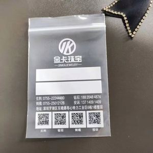 Sacs d'emballage en plastique refermables à fermeture éclair personnalisés avec logo pour diverses marchandises - Product Image 2