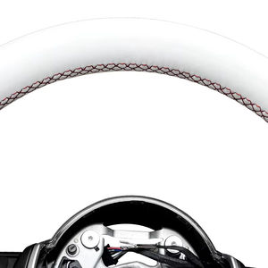Volante Deportivo Personalizado de Cuero Blanco M Sports para <span class=keywords><strong>BMW</strong></span> F10 F20 F30 F34 E60 E90 E92 F15 F32 E82 340i - Product Image 2