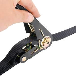 Correa <span class=keywords><strong>de</strong></span> <span class=keywords><strong>Amarre</strong></span> Retráctil Personalizada <span class=keywords><strong>de</strong></span> 1 Pulgada para Motocicleta, con Trinquete, Capacidad <span class=keywords><strong>de</strong></span> Carga <span class=keywords><strong>de</strong></span> 1760 Libras, 10 Metros <span class=keywords><strong>de</strong></span> Longitud, Poliéster, Certificación GS - Product Image 2