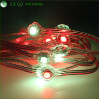 Lumière de Noël SHIJI 10 mm RGB LED Pixel Light, lumière LED pixel extérieure étanche, source de lumière ponctuelle LED