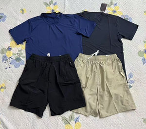 男性用アイスシルクTシャツセット半袖ランニングフィットネス<span class=keywords><strong>2</strong></span>ピース - Product Image 6