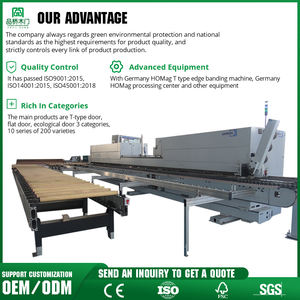 باب خشبي صلب داخلي لغرف النوم والفيلات والفنادق، مُصنع خصيصًا بجودة فائقة، مقاوم للماء وعازل للصوت - Product Image 6