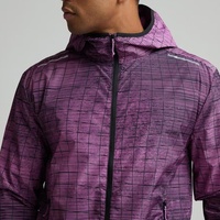 Veste de course décontractée pour homme avec logo personnalisé, coupe-vent fin imperméable à fermeture éclair pour l'automne, service OEM