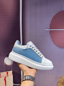 Nuevo Calzado Deportivo Alexander 2026, Moderno y Casual, con Parte Superior de Malla Azul Tejida, Puntera de Cuero Vacuno Liso, para Uso Diario, Modelo Queen - Product Image 6