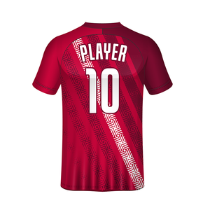 Maglia da calcio classica retrò all'ingrosso personalizzata rapida e asciutta per ragazzi maglia da calcio Vintage a sublimazione - Product Image 3