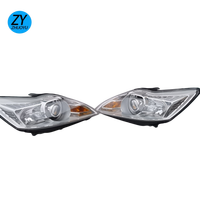 Faros Delanteros de Alta Calidad para Automóvil, Halógenos y de Xenón, Luces de Cristal, 2009 a 2013, 2N11-15201-AC para Ford Focus