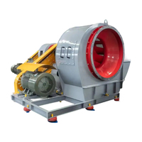 Hochtemperaturbeständiger Kesselabluftventilator, Verstärktes Gehäuse, Rostfrei & Vibrationsresistent, Einstellbares Luftvolumen