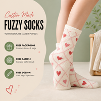Chaussettes en polaire corail super douces, chaudes et épaisses pour femme – Idéales pour la maison, le repos et comme cadeau – Chaussettes personnalisables
