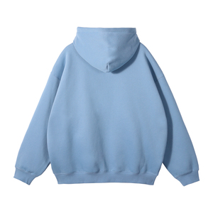 Fabricantes de sudaderas con capucha personalizadas de 350 g/m² con hombros caídos, sudaderas con capucha extragrandes de algodón y forro polar con cremallera para hombre - Product Image 5