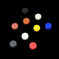 Amortisseur de chocs industriel en silicone personnalisé avec réduction du bruit et patins de protection - Noir Blanc Gris Rose