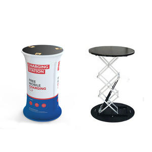 Mostrador Portátil de Aluminio, Mostrador Promocional Plegable, Expositor con Luz LED - Product Image 5