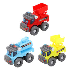 Jouets <span class=keywords><strong>de</strong></span> <span class=keywords><strong>camion</strong></span> <span class=keywords><strong>de</strong></span> <span class=keywords><strong>pompier</strong></span> bricolage en plastique <span class=keywords><strong>de</strong></span> <span class=keywords><strong>dessin</strong></span> <span class=keywords><strong>animé</strong></span> pour enfants boîtes <span class=keywords><strong>de</strong></span> démontage et d'assemblage comportant des jouets classiques d'incendie - Product Image 1
