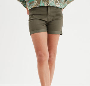 <b>Slim</b> <b>Fit</b> Women Denim <b>Shorts</b> Breathable Quick-Dry Colored Wash Beaded Accents Perfect Summer Casual Wear Everyday Outings - Product Image 6