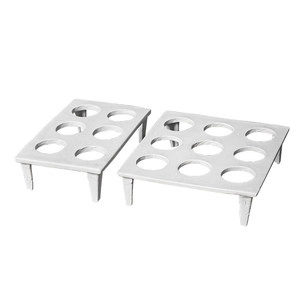 Support à creusets en céramique à 6 trous, support à creusets en porcelaine de Tangshan, support à creusets de 30 ml, support à creusets à 9 trous, support à creusets de laboratoire de 50 ml - Product Image 6