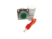 Connecteur circulaire de petite taille à 14 broches, boîtier en alliage d'aluminium, prise droite, étanche à la poussière, Kewei D38999/20FE22PN, fourni directement par l'usine