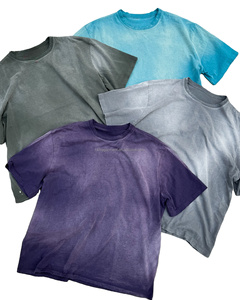 Camiseta de Diseño Personalizado, Estilo Vintage, Lavado Ácido, Fabricante de Camisetas, Corte Recto, Estilo Y2K, Camiseta para Hombre - Product Image 1