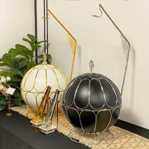 Horno Buffet Esférico de Acero Inoxidable 3000-5000W, Equipo de Calentamiento para Buffet de Hotel, Color Dorado - Product Image 3