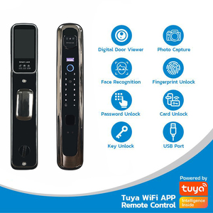 3D mặt nhận dạng vân tay thông minh khóa tự động Máy quét mắt máy ảnh cho gỗ/nhôm tuya Wi-Fi đám mây kỹ thuật số điện tử - Product Image 2