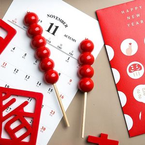 Piccolo regalo di capodanno festa di capodanno Festival di primavera matrimonio piastrelle di legno decorazione di nozze <span class=keywords><strong>per</strong></span> la casa - Product Image 5