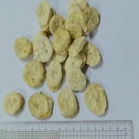Gefreeze-droogde bananenplakjes, natuurlijke knapperige fruitsnacks, op maat gemaakte service, rechtstreeks uit de fabriek, gratis sample, goedkope prijs