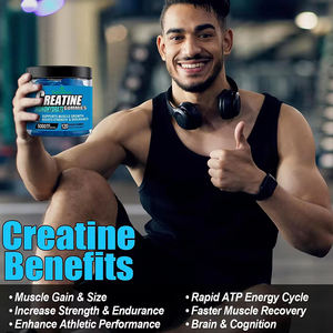 Gomitas de Creatina Monohidrato Personalizadas al por Mayor, Suplemento Energético <span class=keywords><strong>Pre</strong></span>-Entrenamiento, No Apto para Mujeres Embarazadas, 120 Unidades - Product Image 3