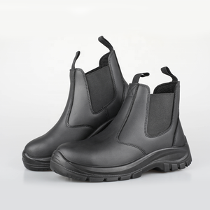 Bottes <span class=keywords><strong>Chelsea</strong></span> tendance 2026 respirantes à prix abordable, avec embout en acier et doublure en cuir suédé, pour le travail - Product Image 3